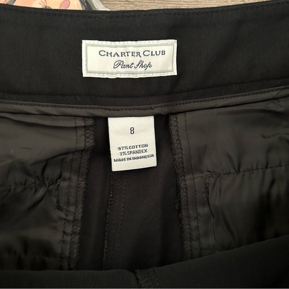 Charter Club Black Bermuda Shorts - Picture 8 of 8